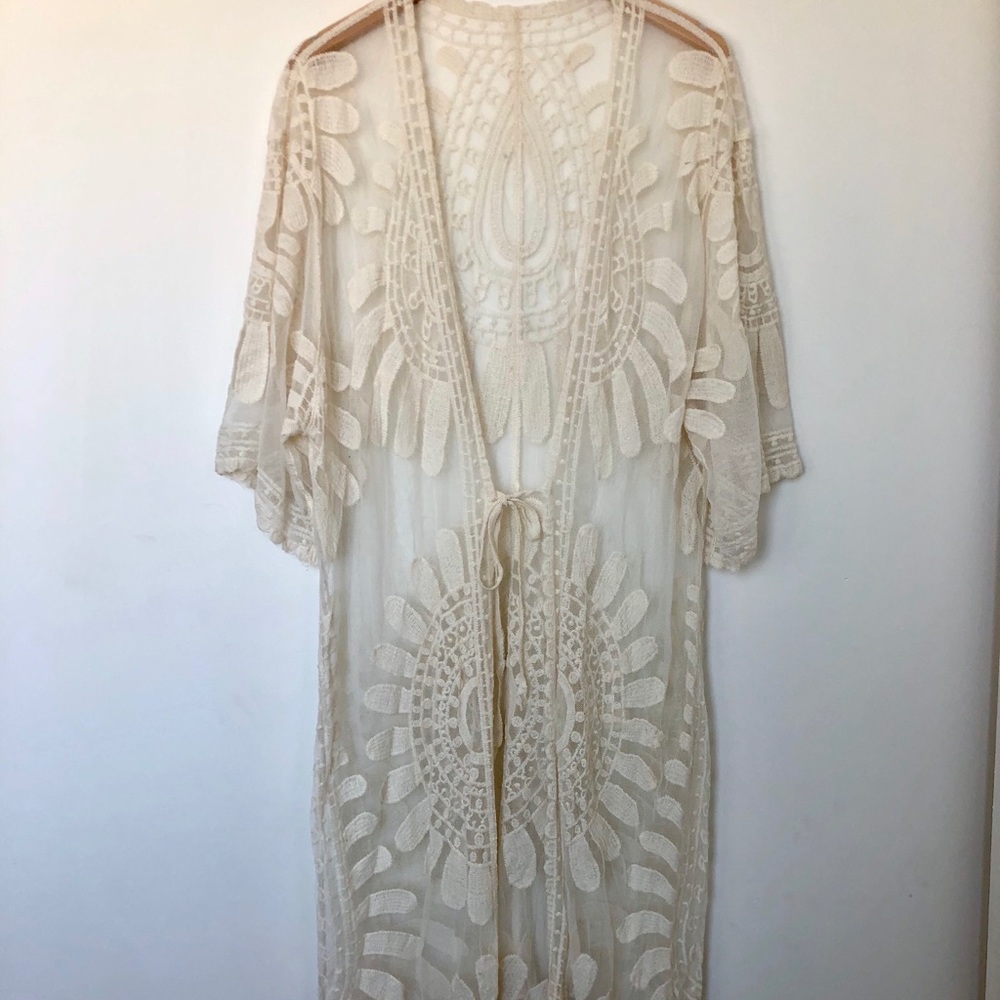 Boho Lace Cover Up